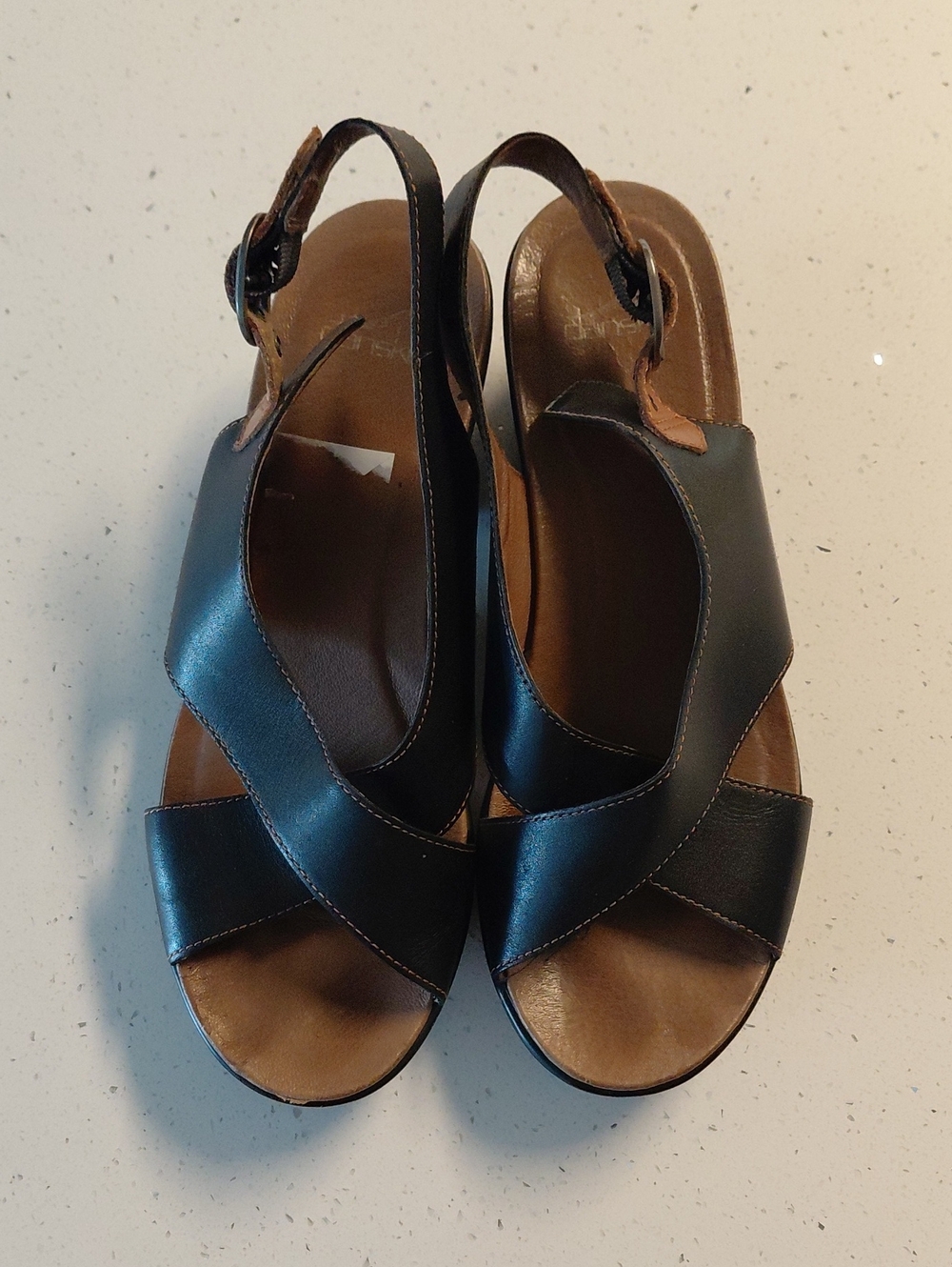 Dansko Brown Leather Slingback Sandals